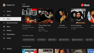 Скриншот приложения YouTube for Android TV - №2