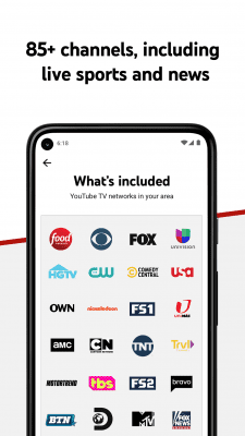 Скриншот приложения YouTube TV - Watch & Record Live TV - №2