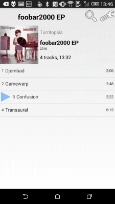 Скриншот приложения foobar2000 для Android - №2