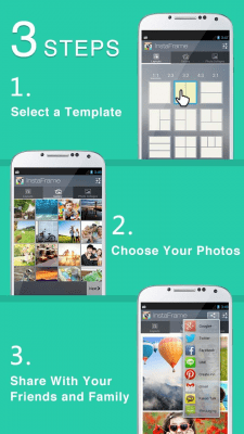 Скриншот приложения InstaFrame Photo Collage Maker - №2