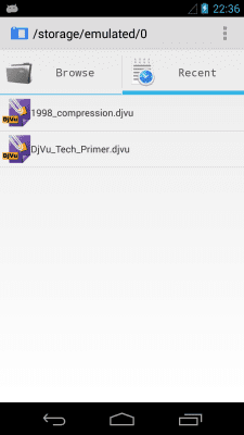 Скриншот приложения AnDoc - PDF и DjVu Reader - №2