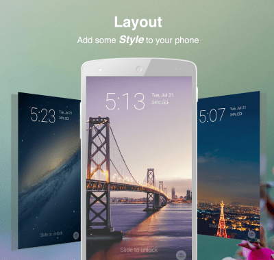 Скриншот приложения Echo Notification Lockscreen - №2