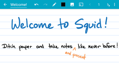 Скриншот приложения Squid - Take Notes & Markup PDFs - №1