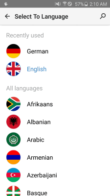 Скриншот приложения Instant Translate - переводчик - №2