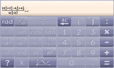 Скриншот приложения MY calculator Free - №1