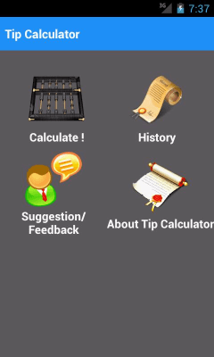 Скриншот приложения Tip Calculator Classic - №1