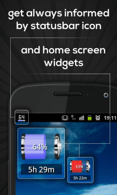 Скриншот приложения Battery Indicator - №2