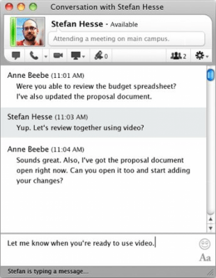 Скриншот приложения Microsoft Lync - №2