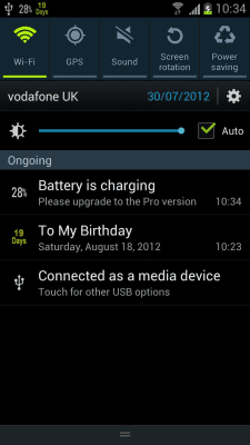 Скриншот приложения Battery Percentage - №2