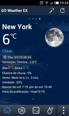 Скриншот приложения Portuguese (Brazilian) GOWeather - №2