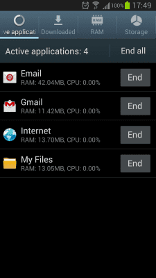Скриншот приложения Task Manager S4 Shortcut - №2