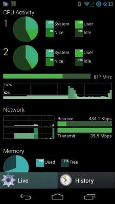 Скриншот приложения SystemPanelLite Task Manager - №2