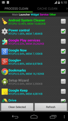 Скриншот приложения Android System Cleaner - №1