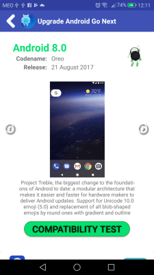 Скриншот приложения Upgrade for Android Go Next - №2