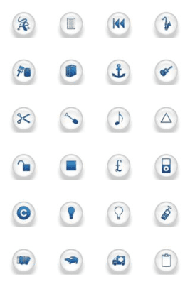 Скриншот приложения Ipack / Blue White Pearl HD - №2