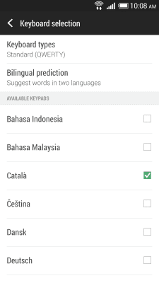 Скриншот приложения HTC Sense Input-CA - №2