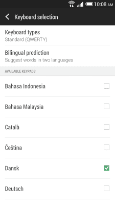 Скриншот приложения HTC Sense Input-DA - №2