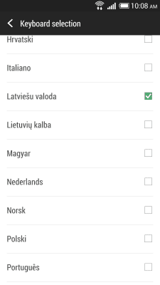 Скриншот приложения HTC Sense Input-LV - №2