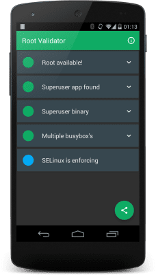 Скриншот приложения Root Validator - №2