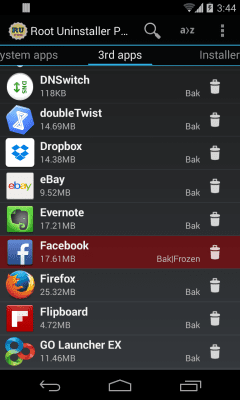 Скриншот приложения Root Uninstaller - №2