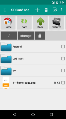 Скриншот приложения SD Card Manager (File Manager) - №2