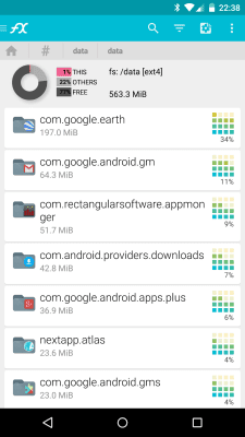 Скриншот приложения File Explorer (Root Add-On) - №2
