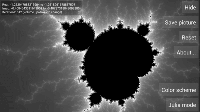 Скриншот приложения Mandelbrot Explorer - №2