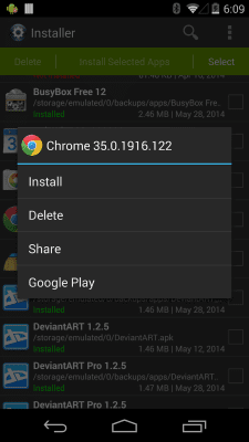 Скриншот приложения Установка (Install APK) - №2