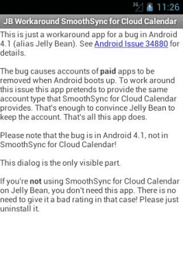 Скриншот приложения JB Workaround Cloud Calendar - №1