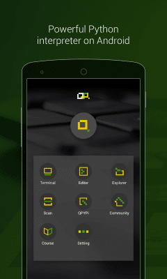 Скриншот приложения QPython - Python for Android - №1