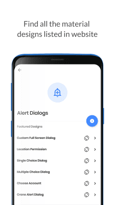 Скриншот приложения CodeX - Android Material UI Templates - №2