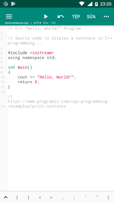 Скриншот приложения CPP N-IDE - C/C++ Compiler & Programming - Offline - №1