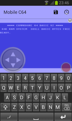 Скриншот приложения Mobile C64 - №1