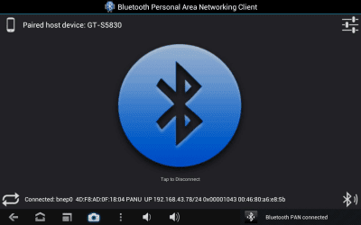 Скриншот приложения Bluetooth PAN *ROOT* - №2