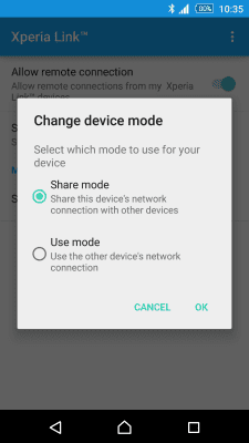 Скриншот приложения Xperia Link - №2