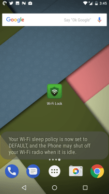 Скриншот приложения WiFi Lock - №1