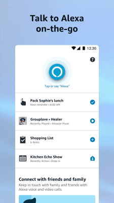 Скриншот приложения Amazon Alexa - №1