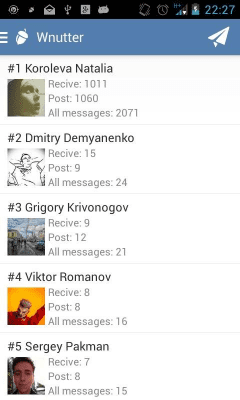 Скриншот приложения Wnutter - №2