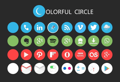 Скриншот приложения Circle Solo Launcher Theme - №2