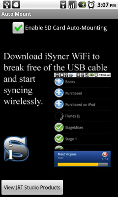 Скриншот приложения Auto Mount Your SD Card - №2