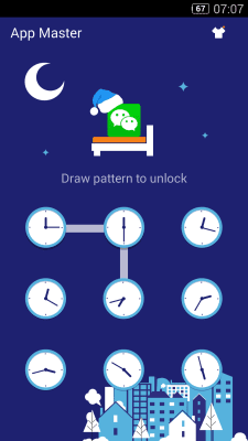 Скриншот приложения AppLock Theme - Night - №2