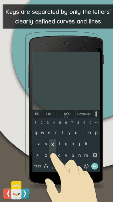 Скриншот приложения aitype Lollipop Keyboard theme - №2