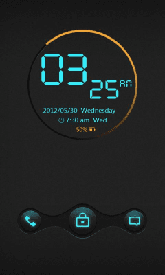 Скриншот приложения Cyrix GO Locker Theme - №2