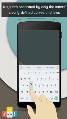 Скриншот приложения ai Lollipop Keyboard Light - №2