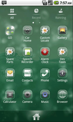 Скриншот приложения Clee2 Theme GO Launcher EX - №2