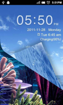 Скриншот приложения GO Locker Under-sea Theme - №2