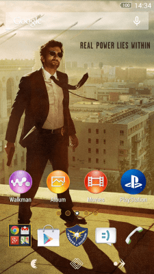 Скриншот приложения XPERIA Powers Theme - №2