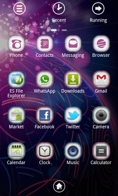 Скриншот приложения WIDE Theme GO Launcher EX - №2