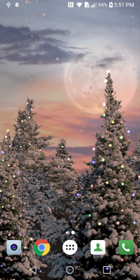 Скриншот приложения Snowfall Free Live Wallpaper - №2