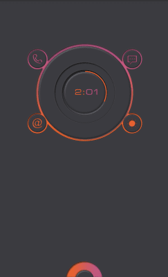 Скриншот приложения MYCOLORSCREEN Super Minimal Gray Theme - №2